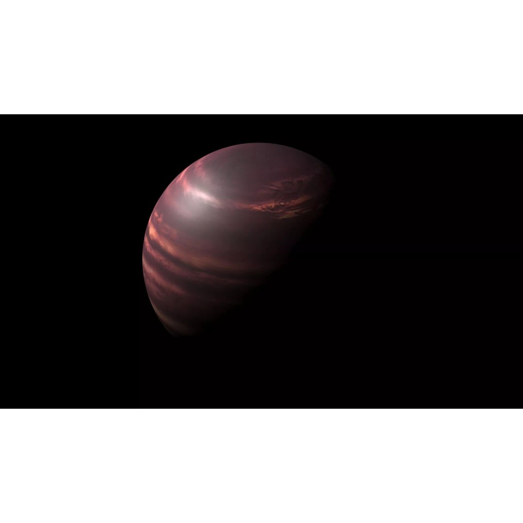 Brown Dwarf Planet 3D Model – High Poly PBR Asset for Animation - View 9