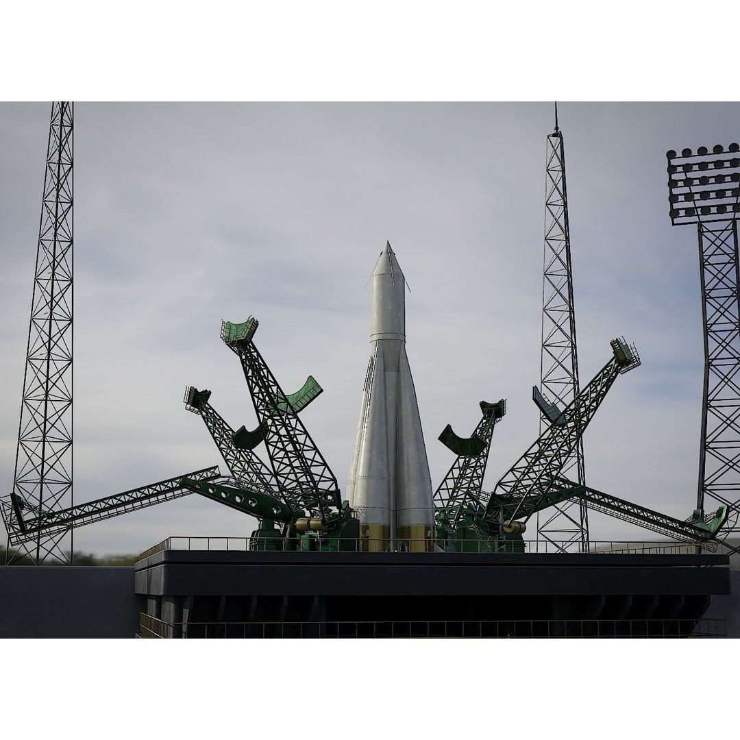 Sputnik-1 3D Model – High Detail Space Asset, Blender & FBX - View 8
