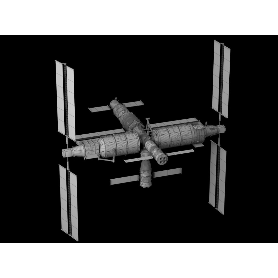 Tiangong Space Station 3D Model – Low Poly Rigged Asset, FBX - View 13