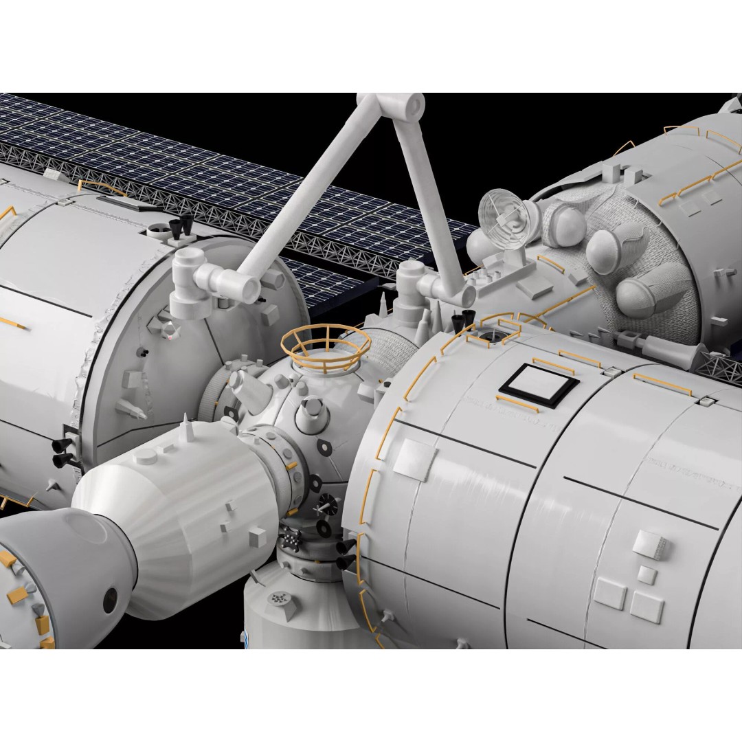Tiangong Space Station 3D Model – Low Poly Rigged Asset, FBX - View 7