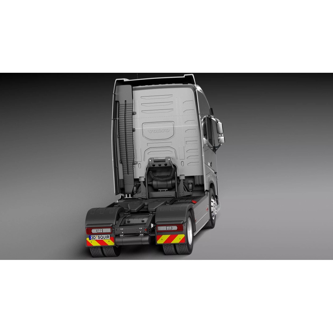 Volvo FH16 Globetrotter 2013 3D Model – High Poly Vehicle Asset, FBX, OBJ - View 7