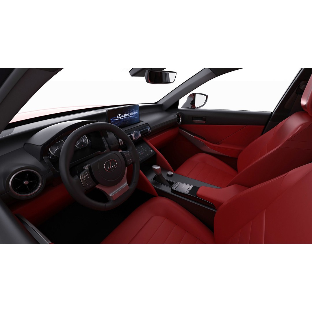 Lexus IS500 F-Sport Performance 2022 3D Model – Detailed Car Asset, FBX, Blender - View 18