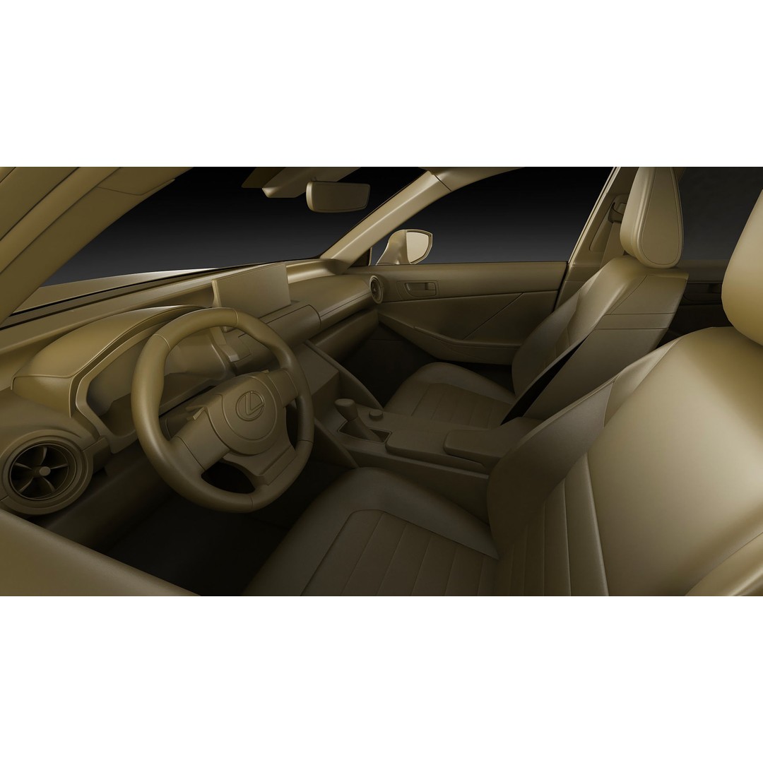 Lexus IS500 F-Sport Performance 2022 3D Model – Detailed Car Asset, FBX, Blender - View 26