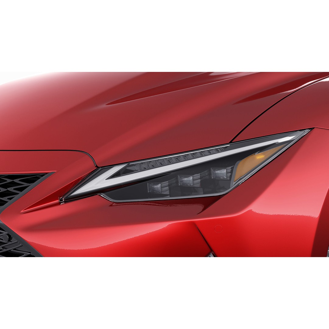 Lexus IS500 F-Sport Performance 2022 3D Model – Detailed Car Asset, FBX, Blender - View 7