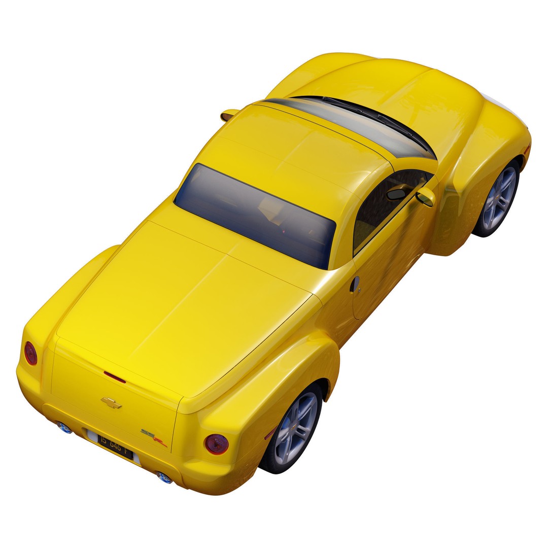 Chevrolet SSR 3D Model – High Poly Game-Ready Vehicle, FBX, OBJ - View 12