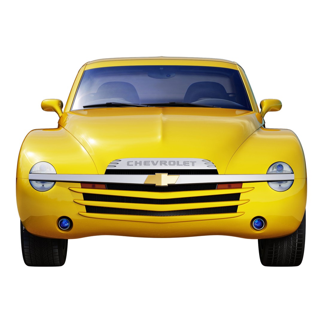 Chevrolet SSR 3D Model – High Poly Game-Ready Vehicle, FBX, OBJ - View 14