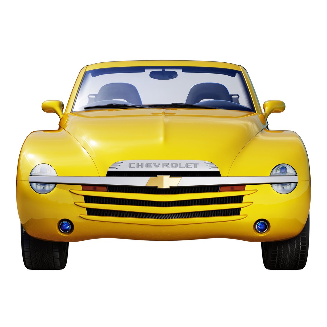 Chevrolet SSR 3D Model – High Poly Game-Ready Vehicle, FBX, OBJ - View 15