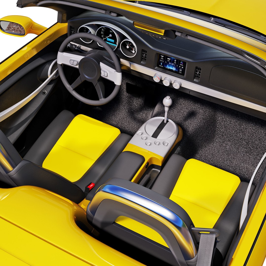 Chevrolet SSR 3D Model – High Poly Game-Ready Vehicle, FBX, OBJ - View 25
