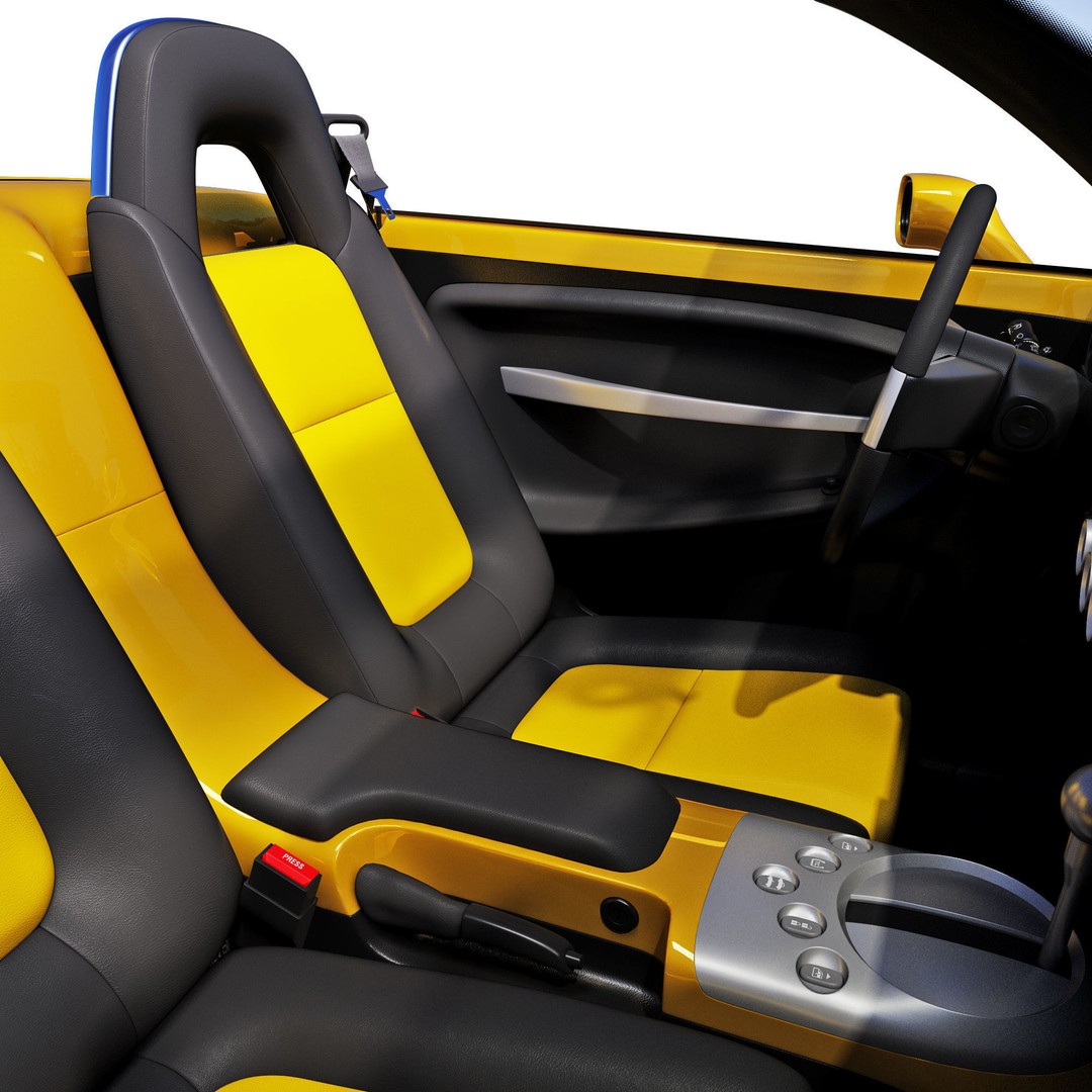Chevrolet SSR 3D Model – High Poly Game-Ready Vehicle, FBX, OBJ - View 27