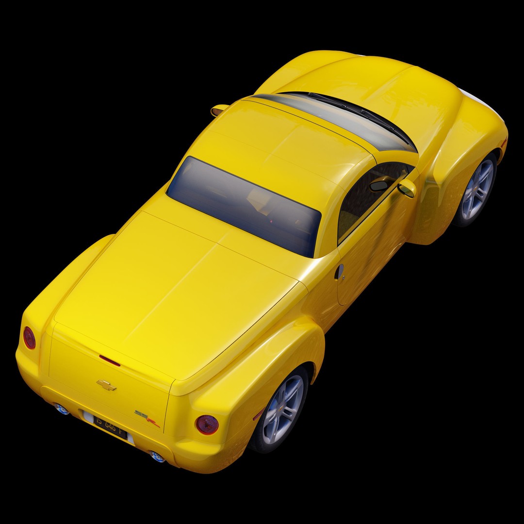Chevrolet SSR 3D Model – High Poly Game-Ready Vehicle, FBX, OBJ - View 38