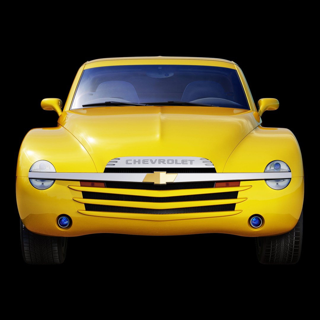 Chevrolet SSR 3D Model – High Poly Game-Ready Vehicle, FBX, OBJ - View 40