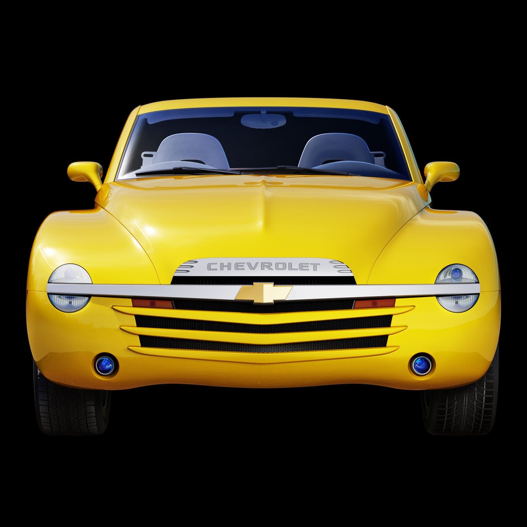 Chevrolet SSR 3D Model – High Poly Game-Ready Vehicle, FBX, OBJ - View 41