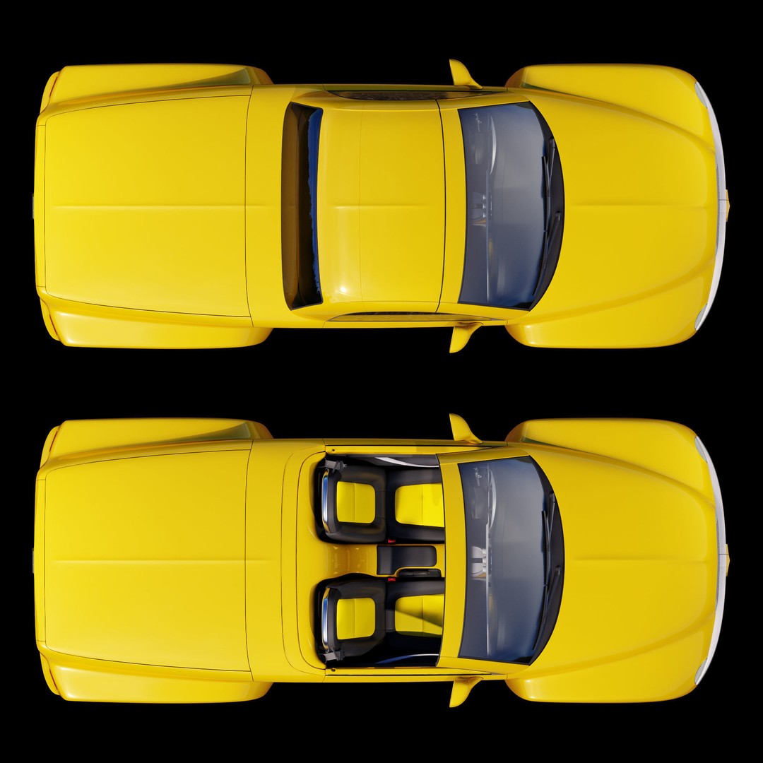 Chevrolet SSR 3D Model – High Poly Game-Ready Vehicle, FBX, OBJ - View 49
