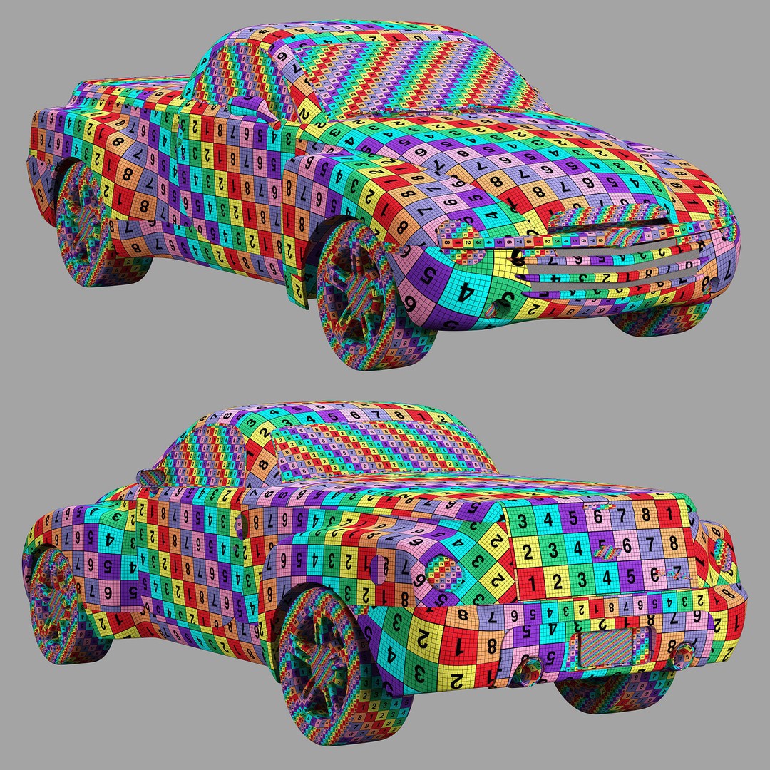 Chevrolet SSR 3D Model – High Poly Game-Ready Vehicle, FBX, OBJ - View 54