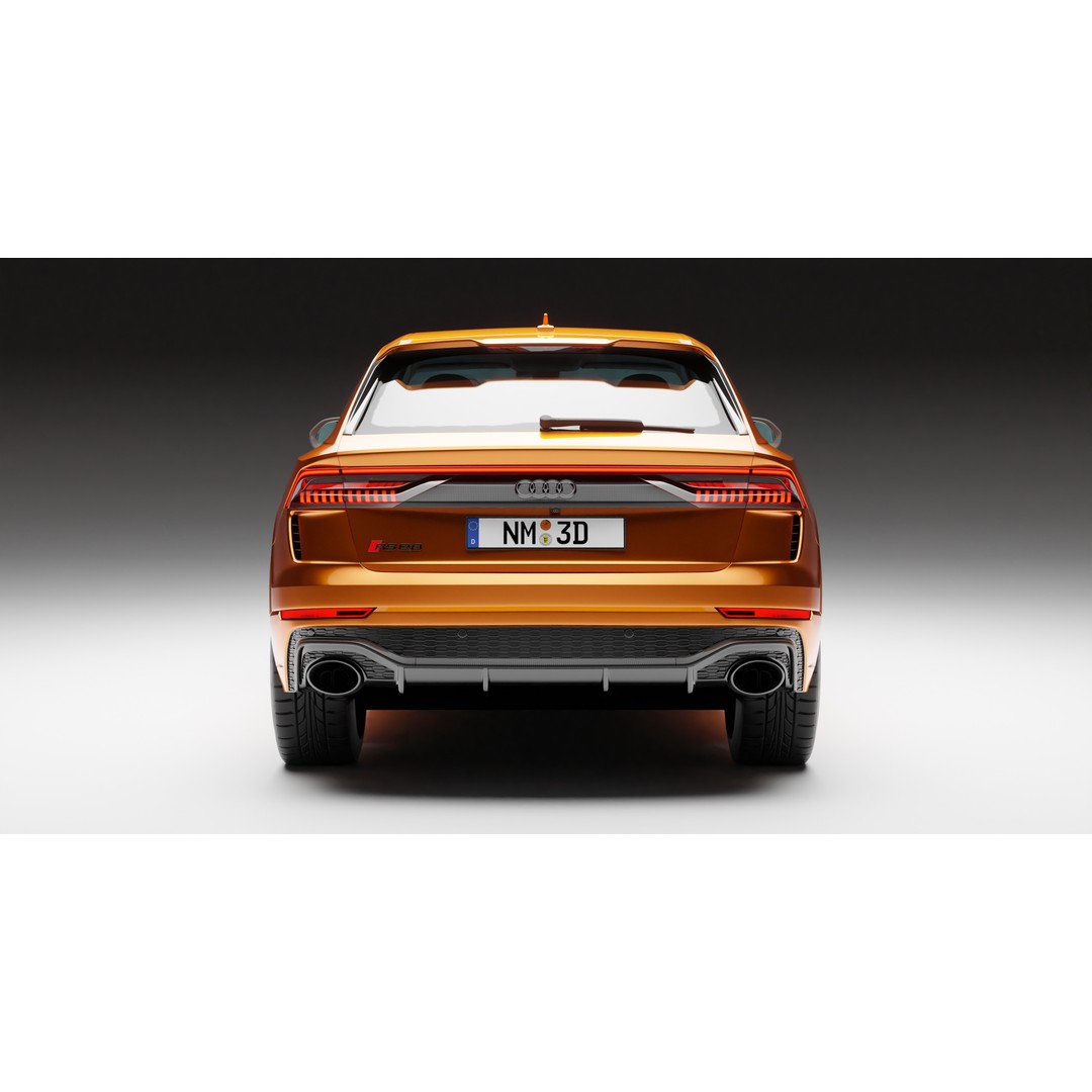 Audi RS Q8 3D Model – High Poly Vehicle, PBR Textures, Blender - View 10