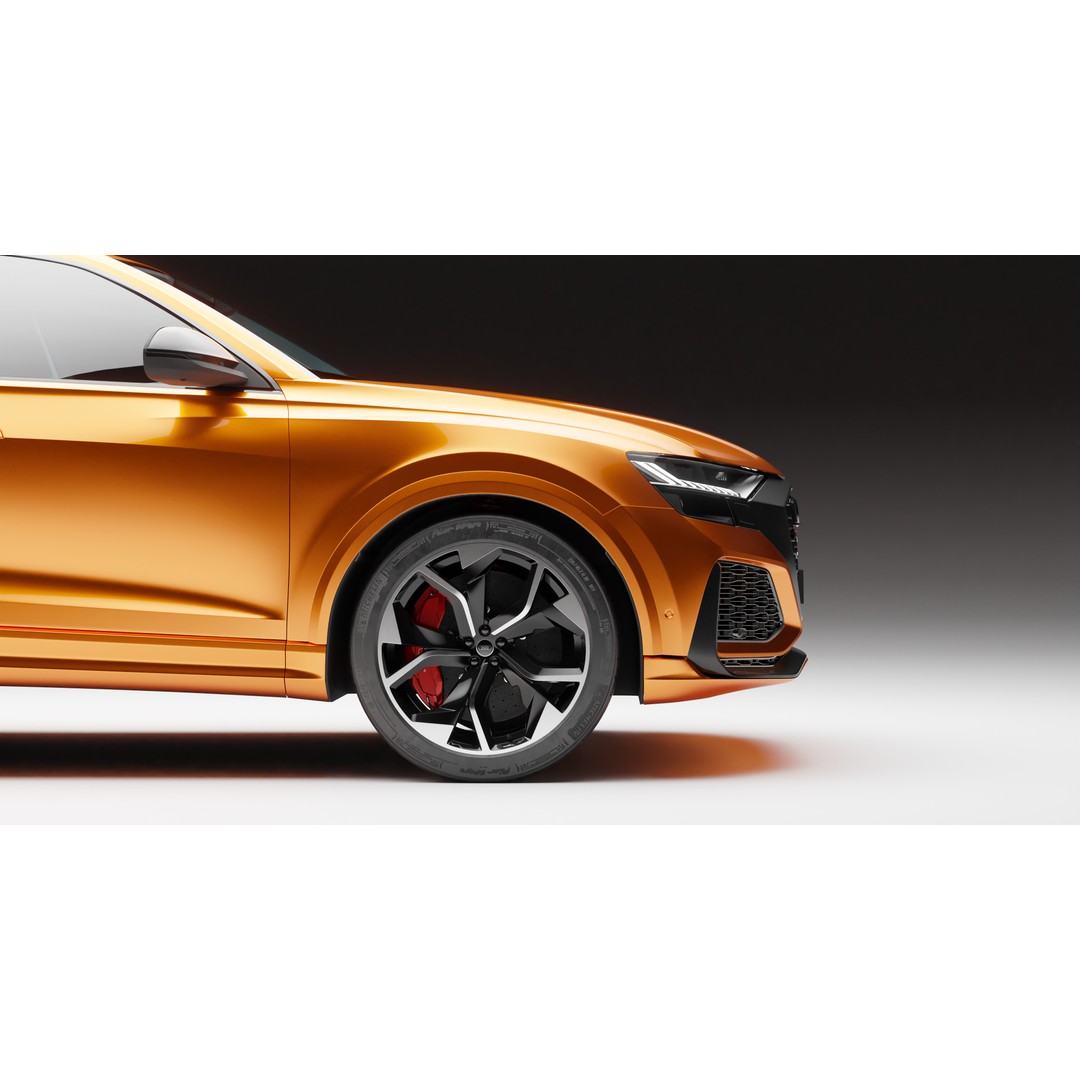 Audi RS Q8 3D Model – High Poly Vehicle, PBR Textures, Blender - View 12