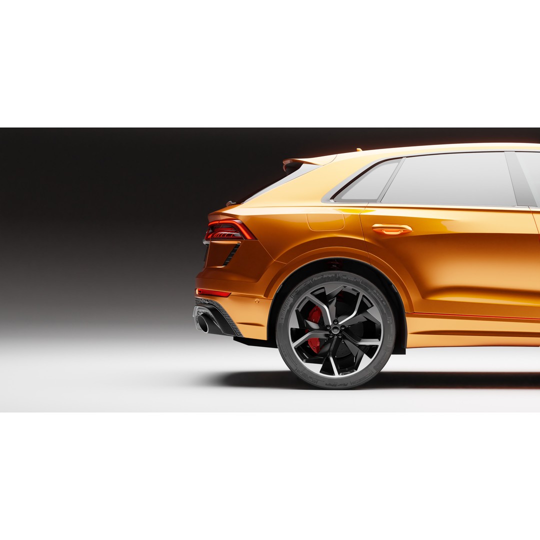 Audi RS Q8 3D Model – High Poly Vehicle, PBR Textures, Blender - View 13