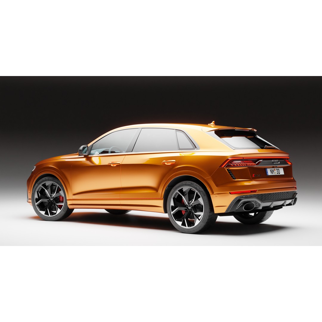 Audi RS Q8 3D Model – High Poly Vehicle, PBR Textures, Blender - View 14