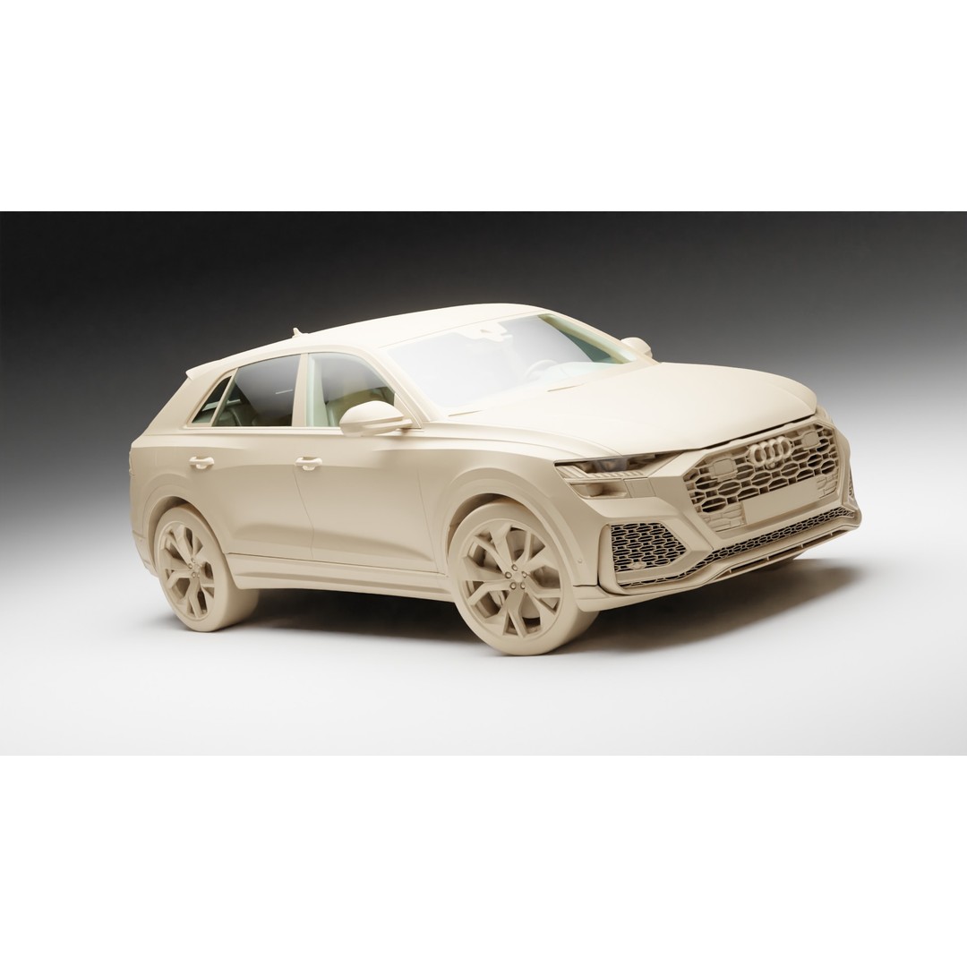 Audi RS Q8 3D Model – High Poly Vehicle, PBR Textures, Blender - View 15
