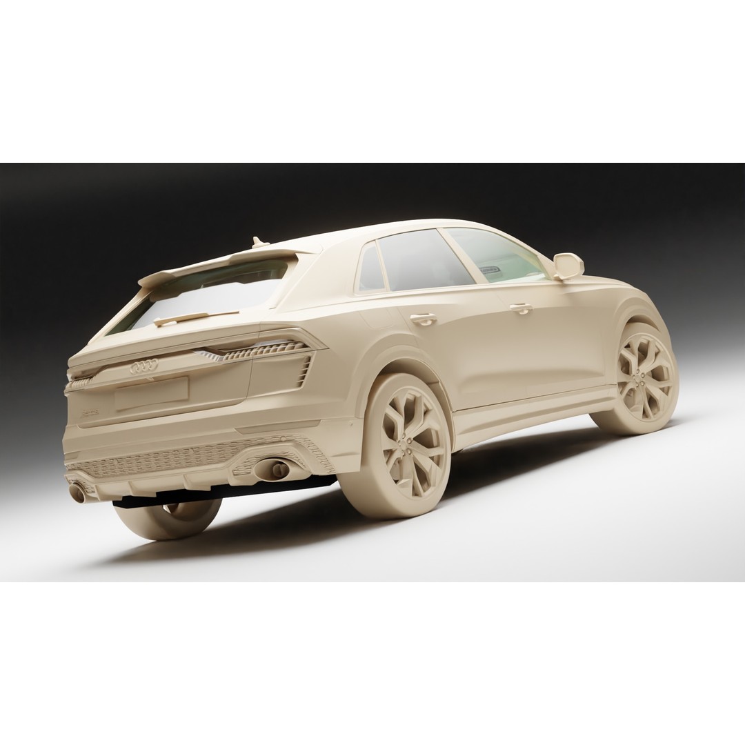Audi RS Q8 3D Model – High Poly Vehicle, PBR Textures, Blender - View 17
