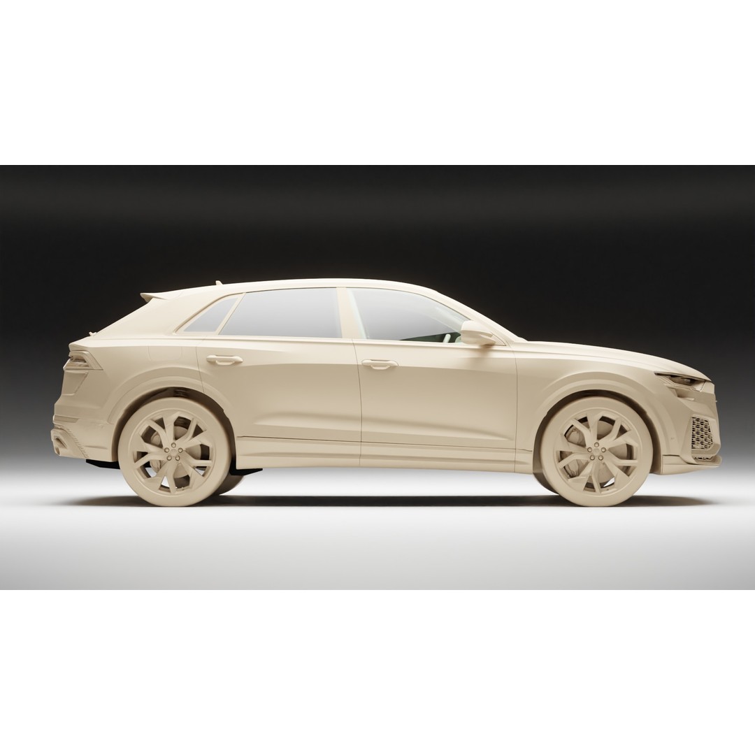 Audi RS Q8 3D Model – High Poly Vehicle, PBR Textures, Blender - View 18