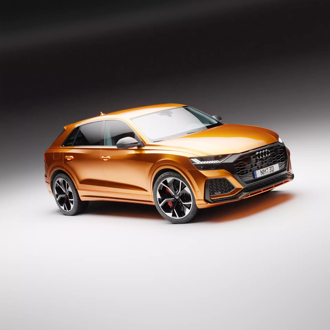 Audi RS Q8 3D Model – High Poly Vehicle, PBR Textures, Blender - View 2