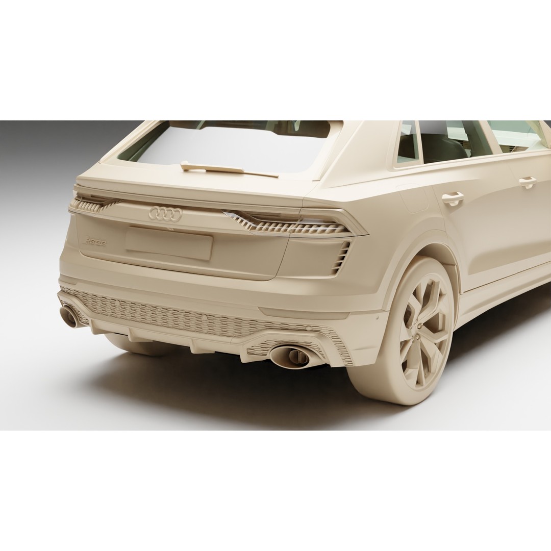 Audi RS Q8 3D Model – High Poly Vehicle, PBR Textures, Blender - View 20