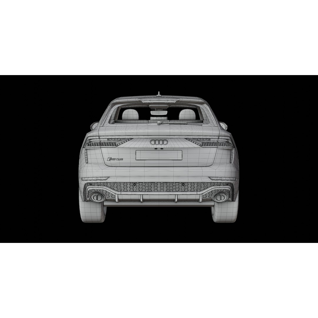 Audi RS Q8 3D Model – High Poly Vehicle, PBR Textures, Blender - View 31
