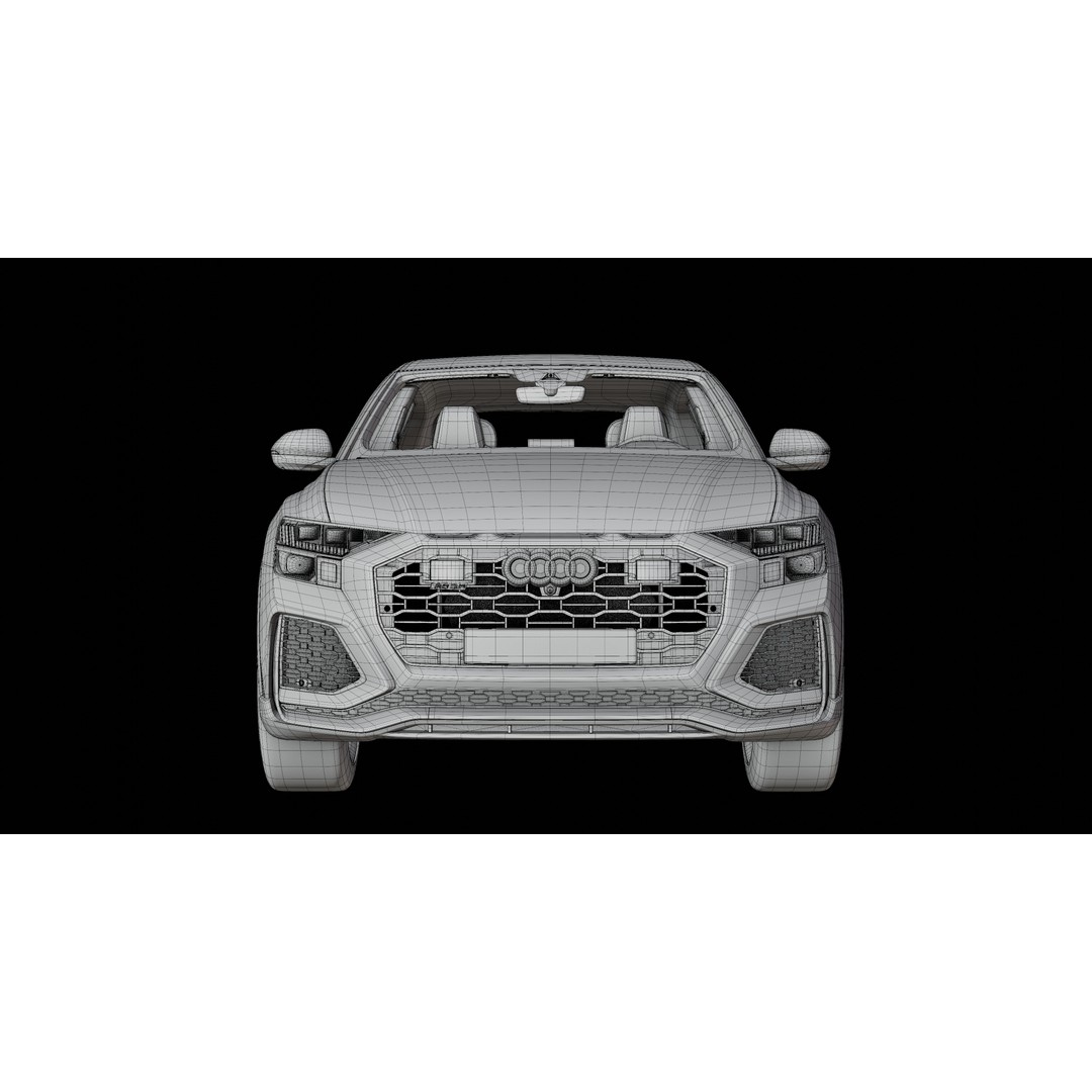 Audi RS Q8 3D Model – High Poly Vehicle, PBR Textures, Blender - View 32