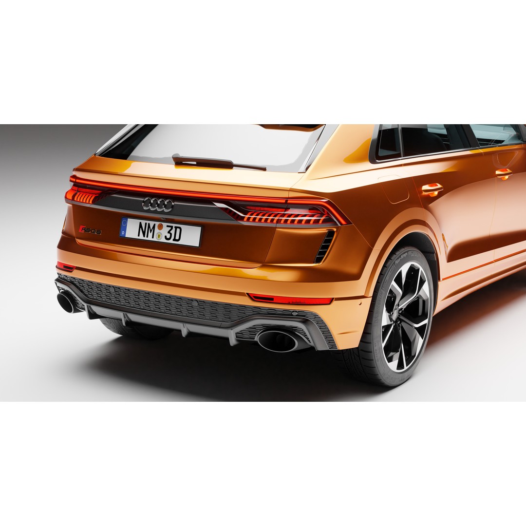Audi RS Q8 3D Model – High Poly Vehicle, PBR Textures, Blender - View 8