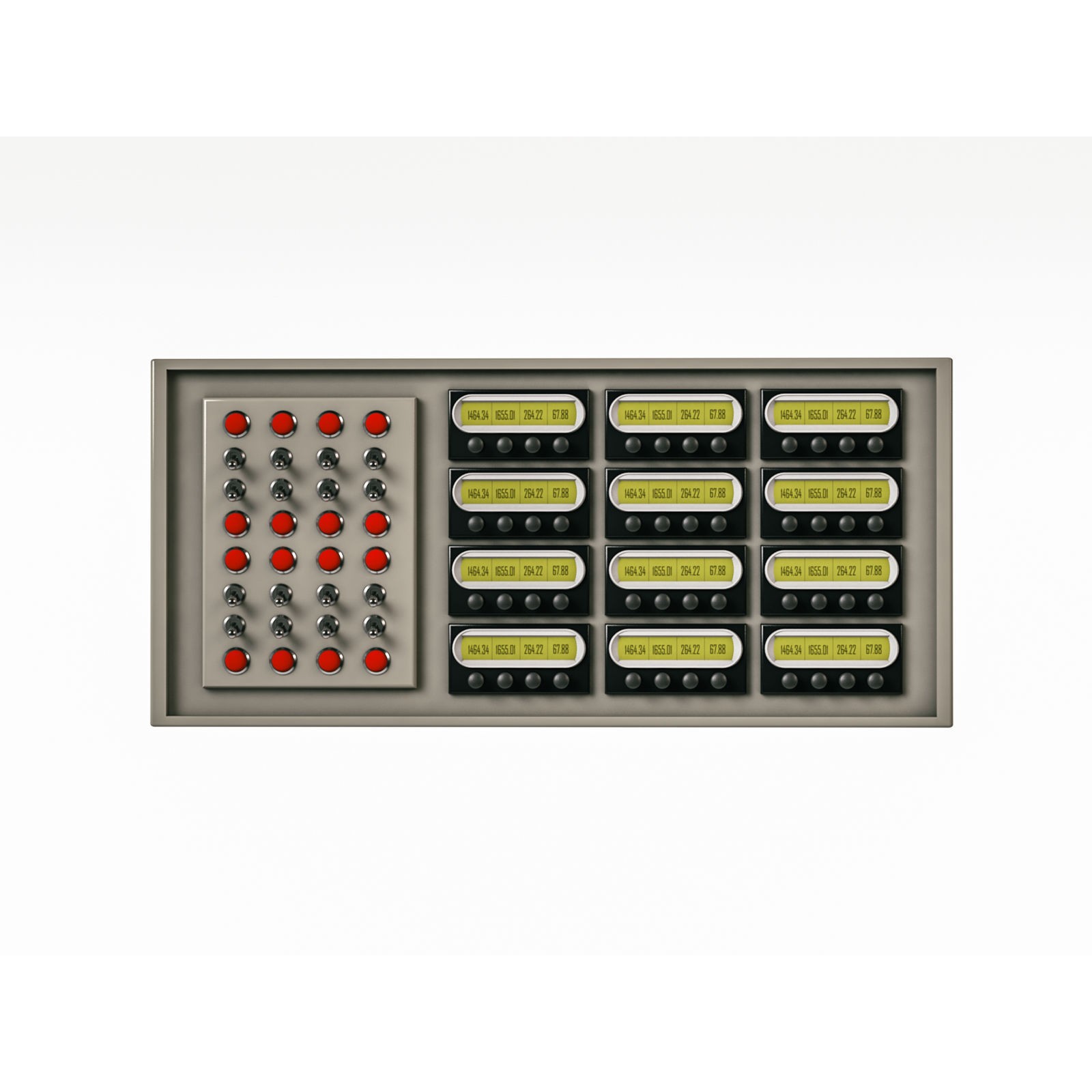 Control Panel Bundle - Game-Ready 3D Model - View 12