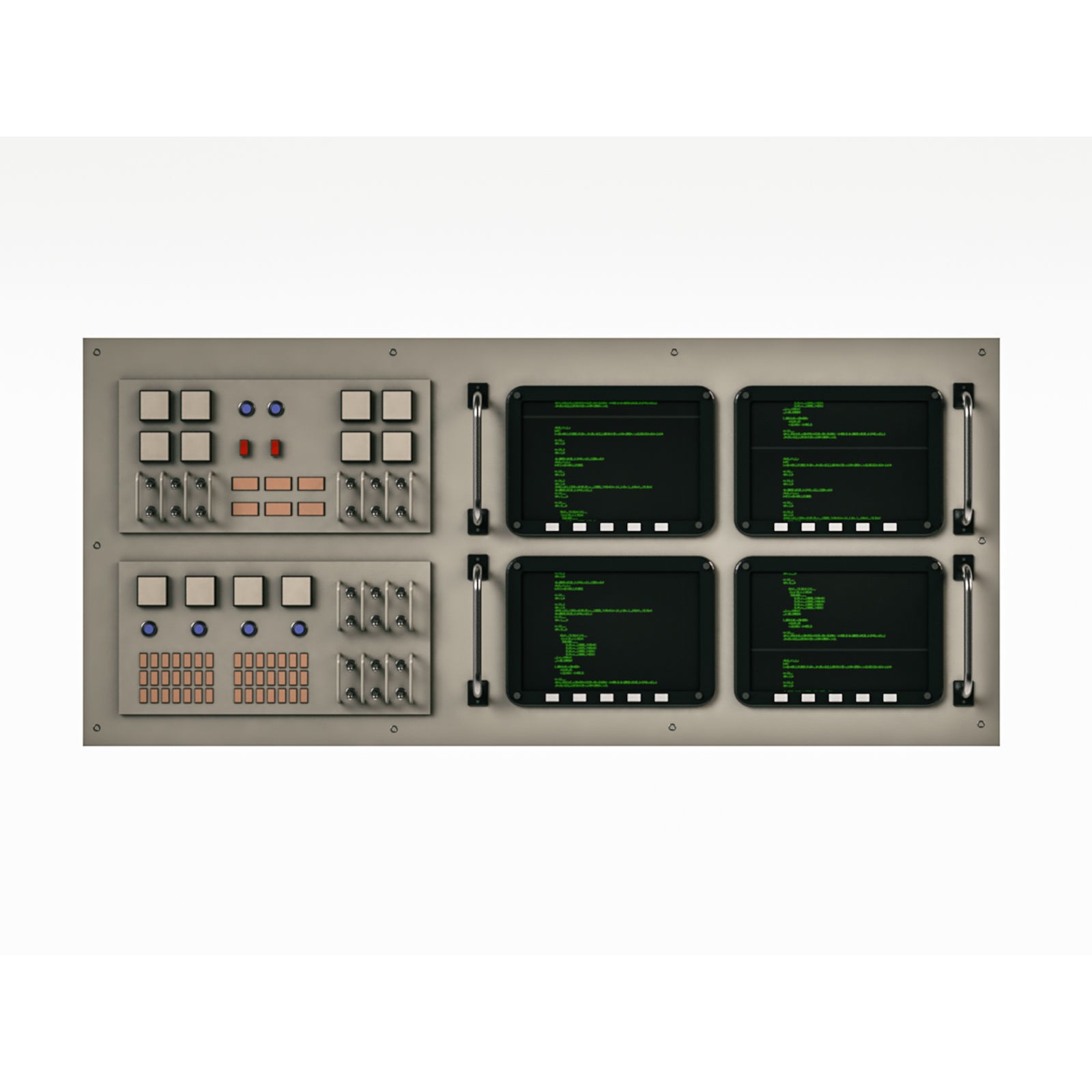 Control Panel Bundle - Game-Ready 3D Model - View 14