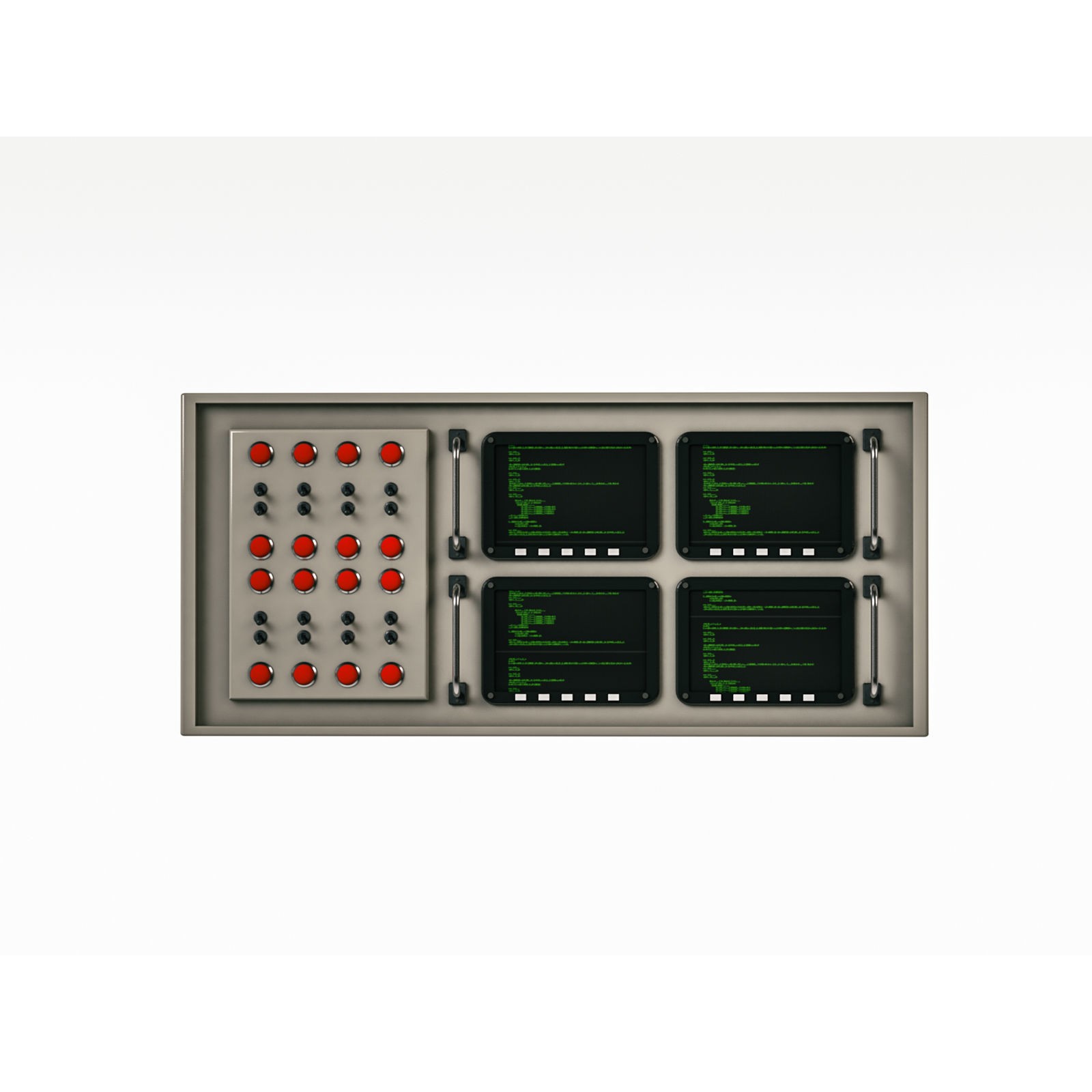 Control Panel Bundle - Game-Ready 3D Model - View 6