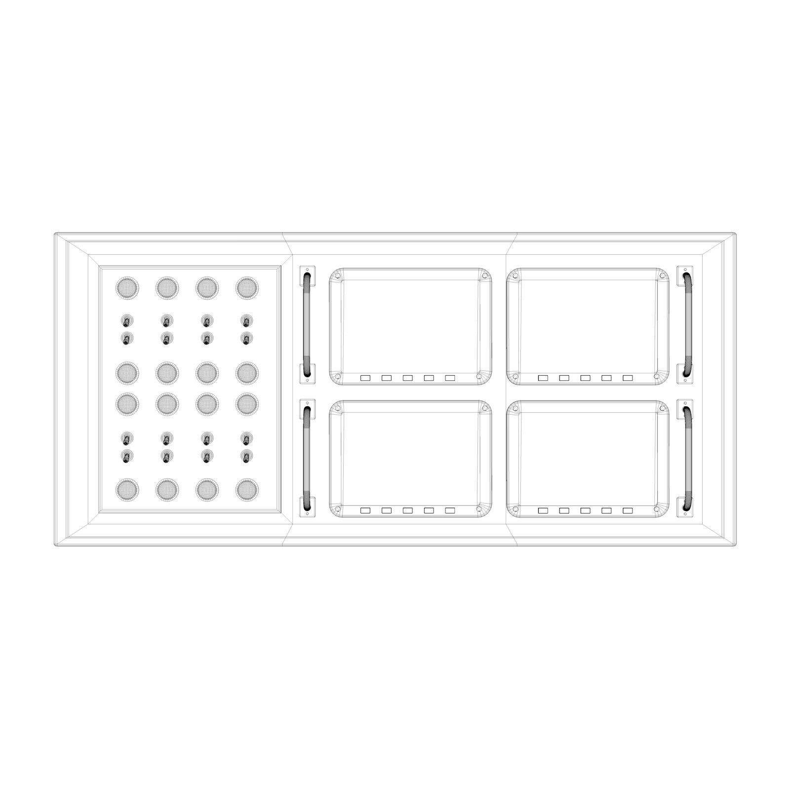 Control Panel Bundle - Game-Ready 3D Model - View 7