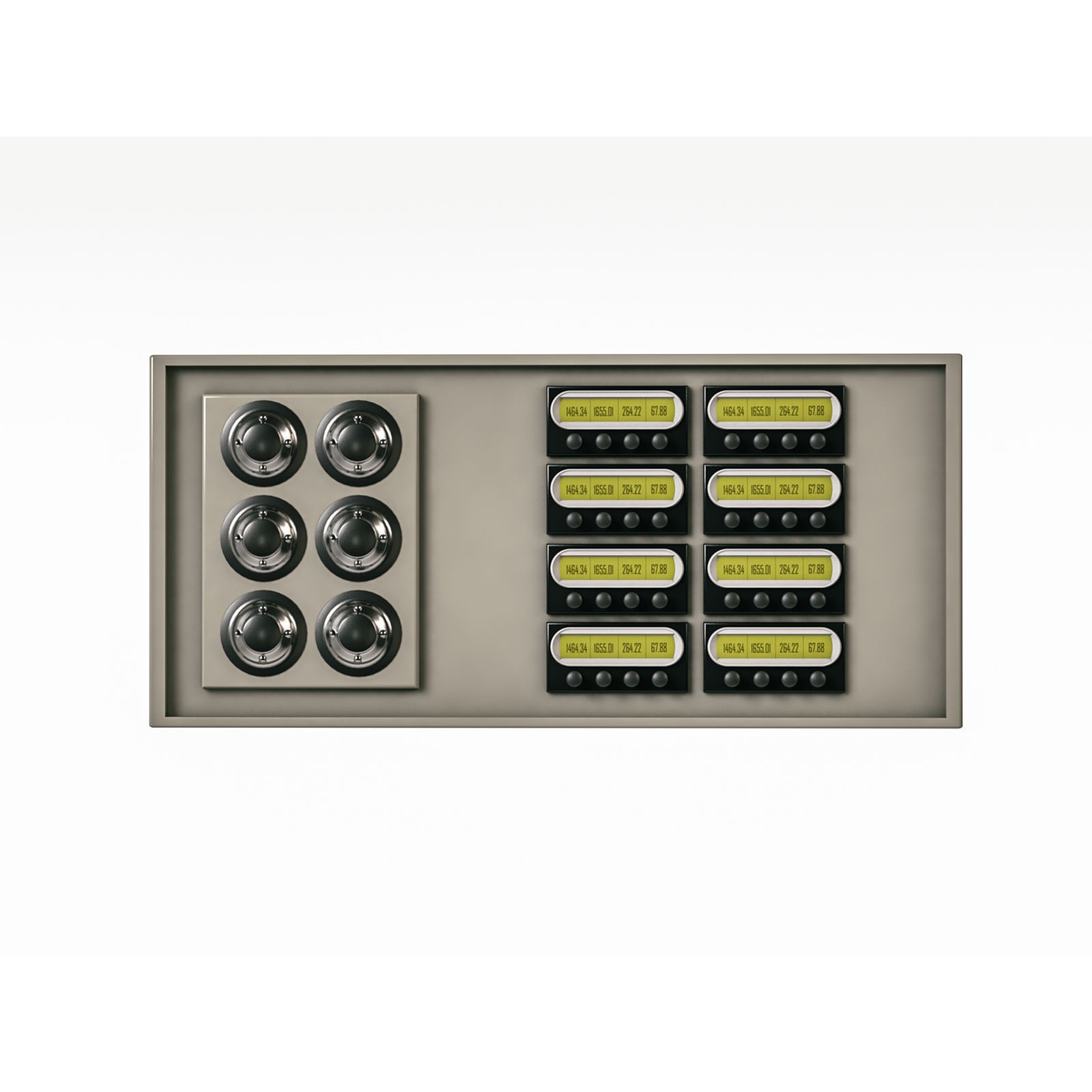 Control Panel Bundle - Game-Ready 3D Model - View 8