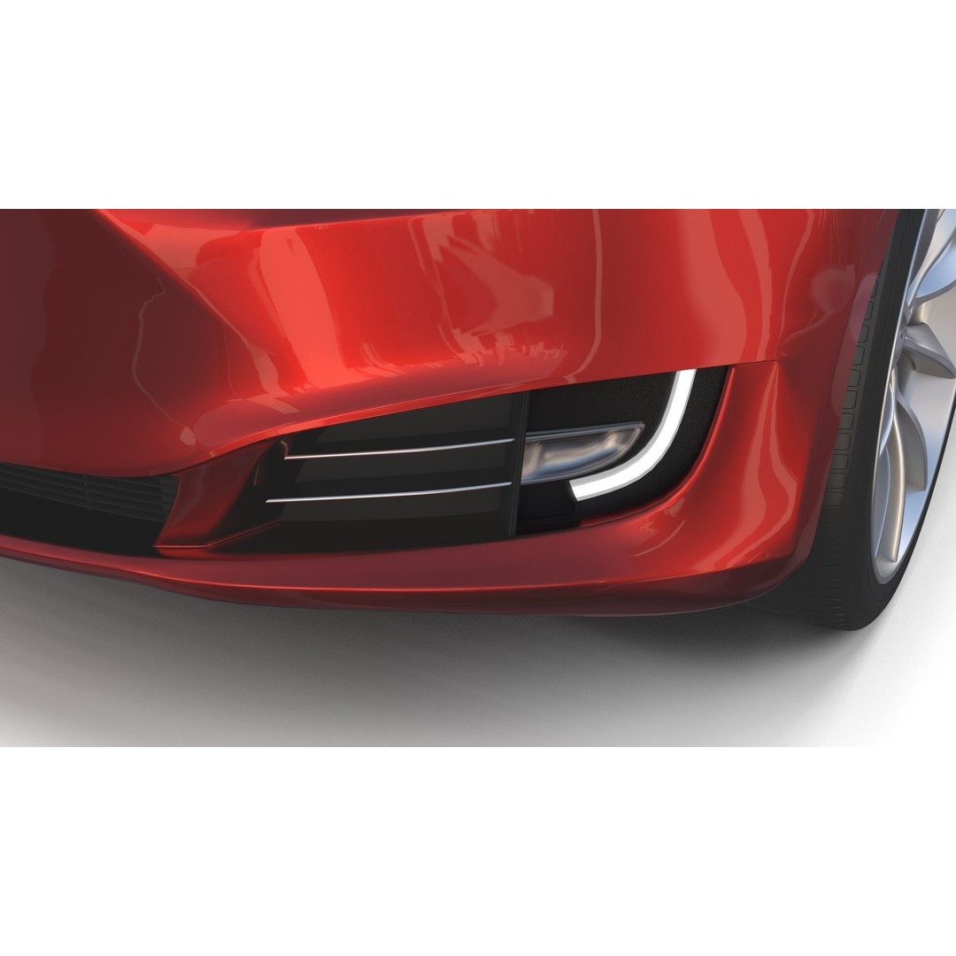 Tesla Model S 2016 3D Model – High Poly PBR Asset, Blender, FBX, OBJ - View 16