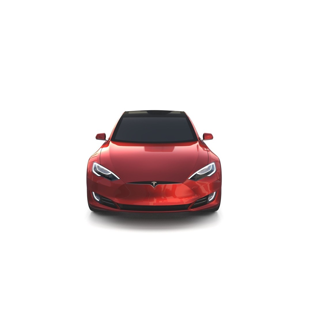 Tesla Model S 2016 3D Model – High Poly PBR Asset, Blender, FBX, OBJ - View 39