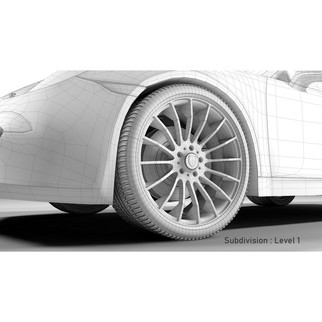Porsche 911 3D Model – Realistic Sport Car, FBX, OBJ, PBR - View 40