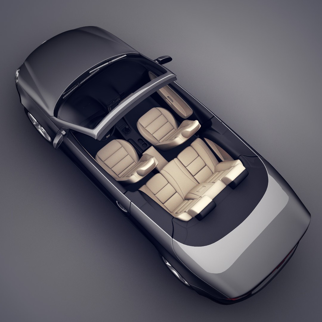 Volkswagen Eos 3D Model – Realistic Convertible Car Asset, FBX - View 5
