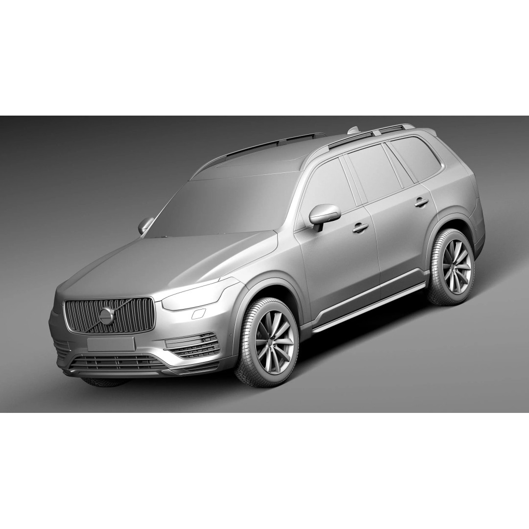 Volvo XC90 3D Model – High Poly SUV Asset, FBX, 3dsmax - View 10