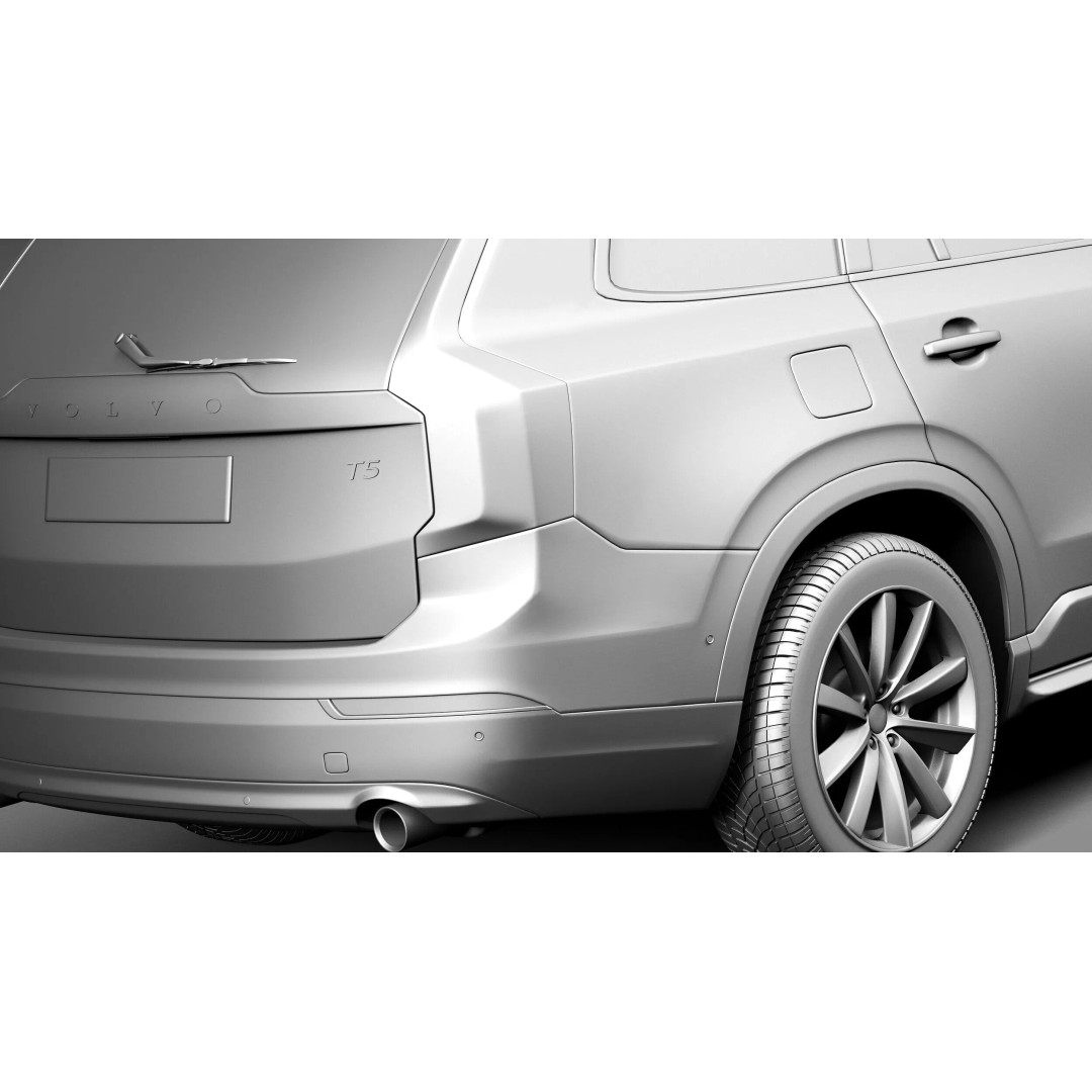 Volvo XC90 3D Model – High Poly SUV Asset, FBX, 3dsmax - View 13