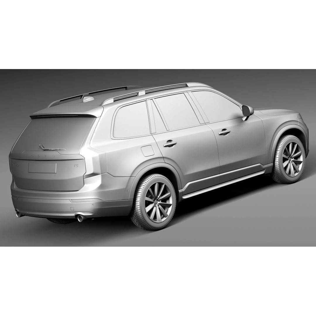 Volvo XC90 3D Model – High Poly SUV Asset, FBX, 3dsmax - View 14