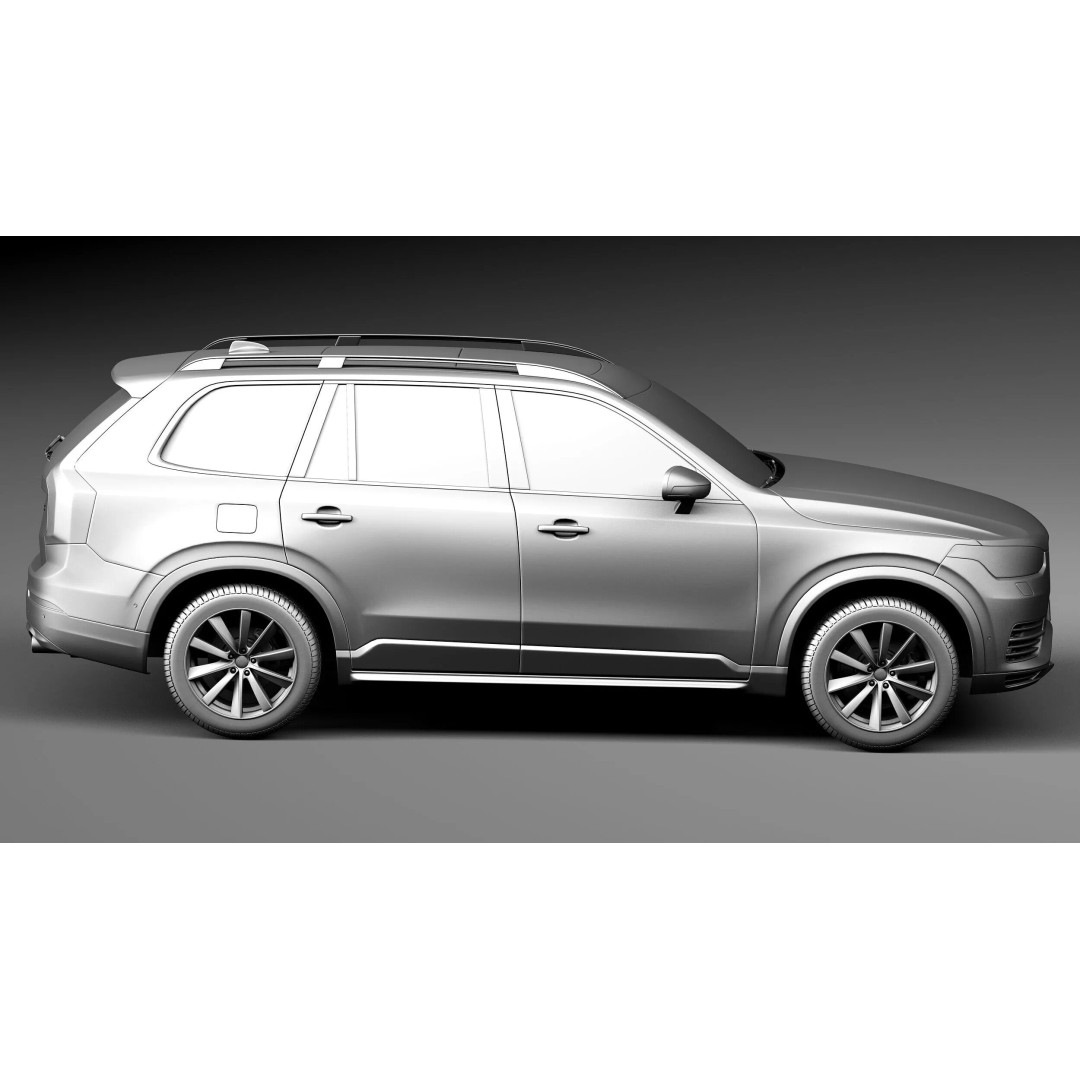 Volvo XC90 3D Model – High Poly SUV Asset, FBX, 3dsmax - View 16