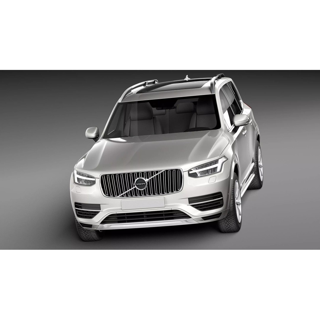 Volvo XC90 3D Model – High Poly SUV Asset, FBX, 3dsmax - View 3