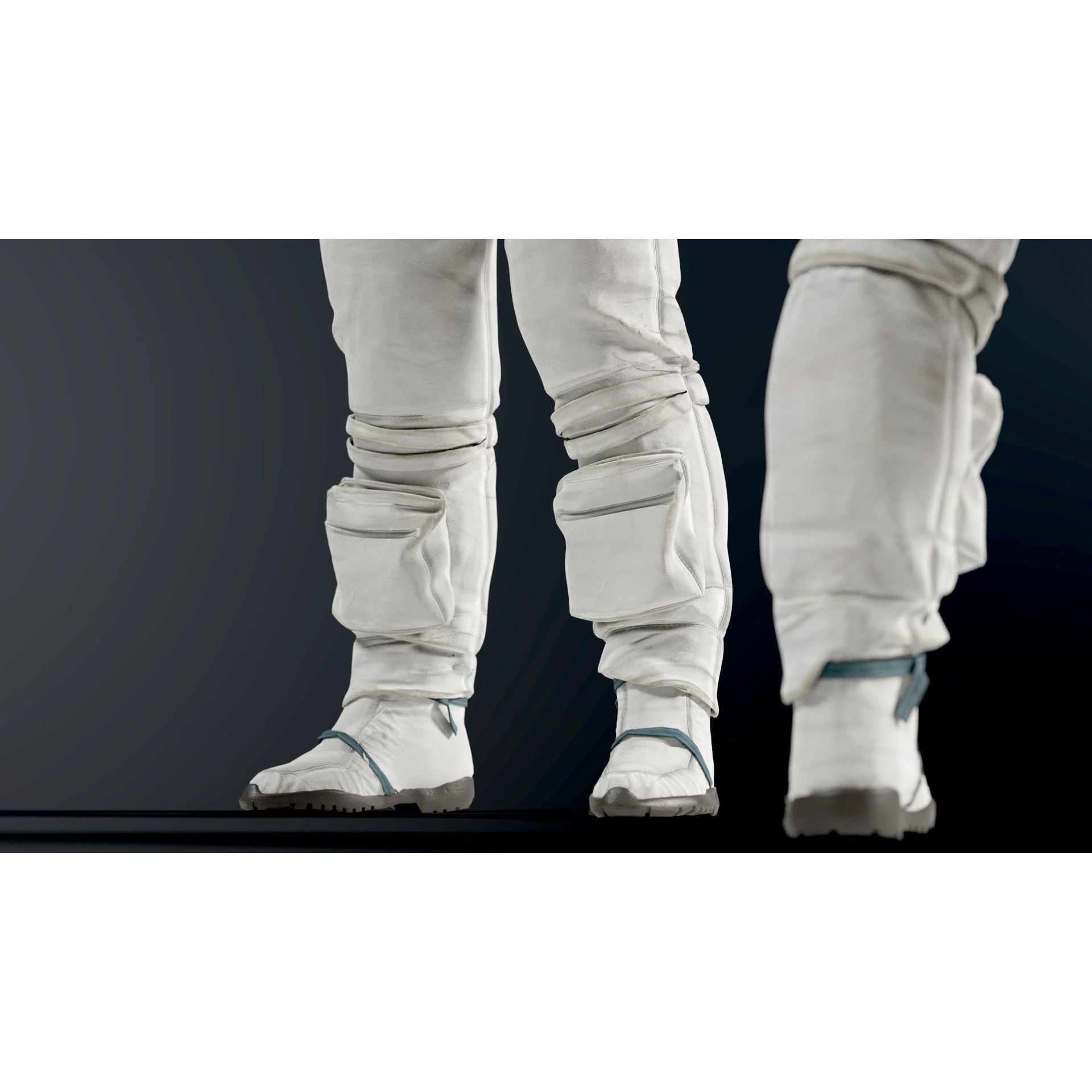 Gemini G5C Spacesuit - Game-Ready 3D Model - View 11