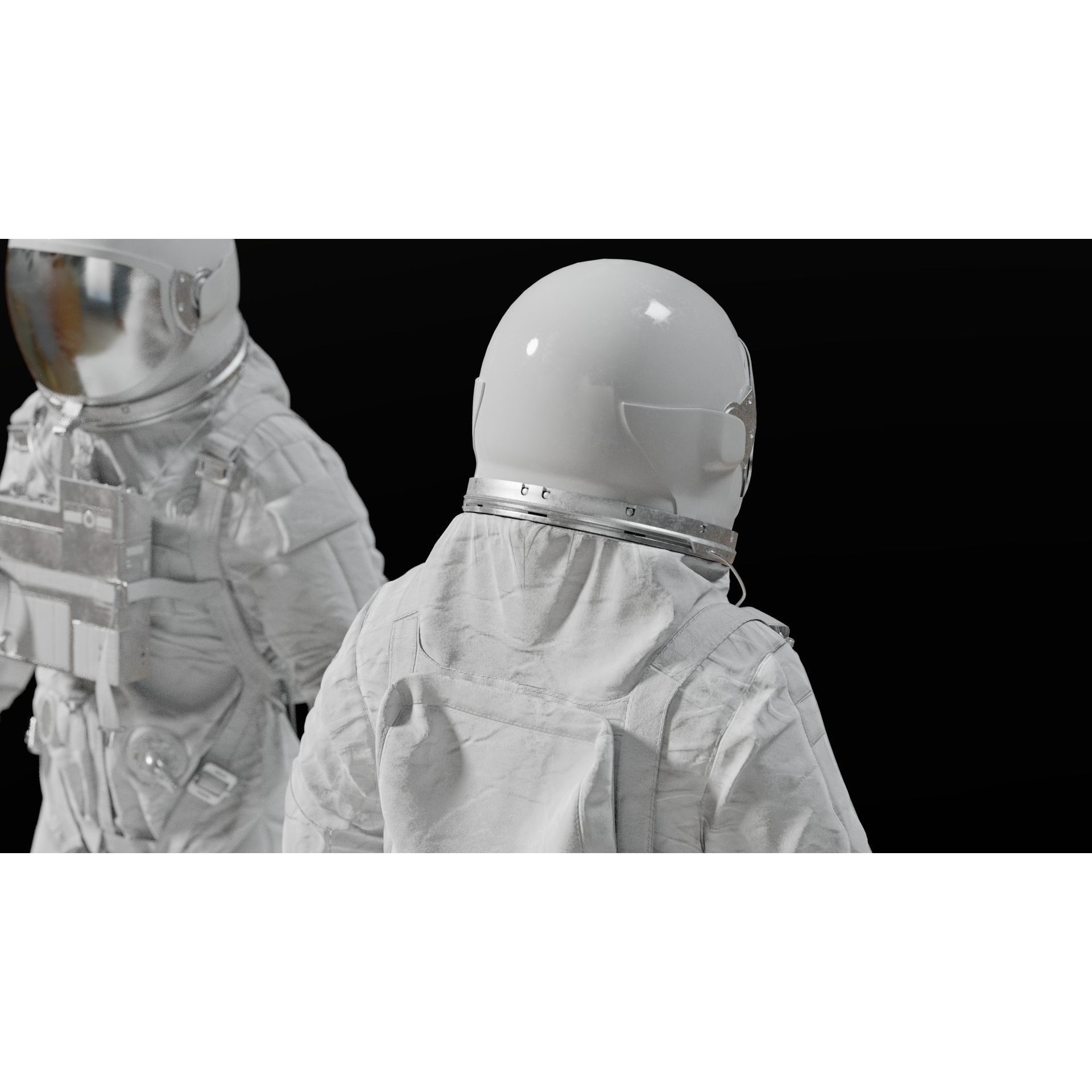 Gemini G5C Spacesuit - Game-Ready 3D Model - View 16
