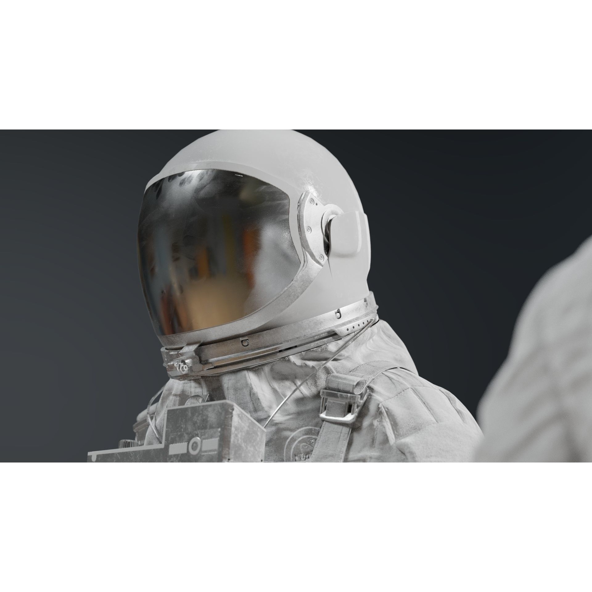 Gemini G5C Spacesuit - Game-Ready 3D Model - View 17