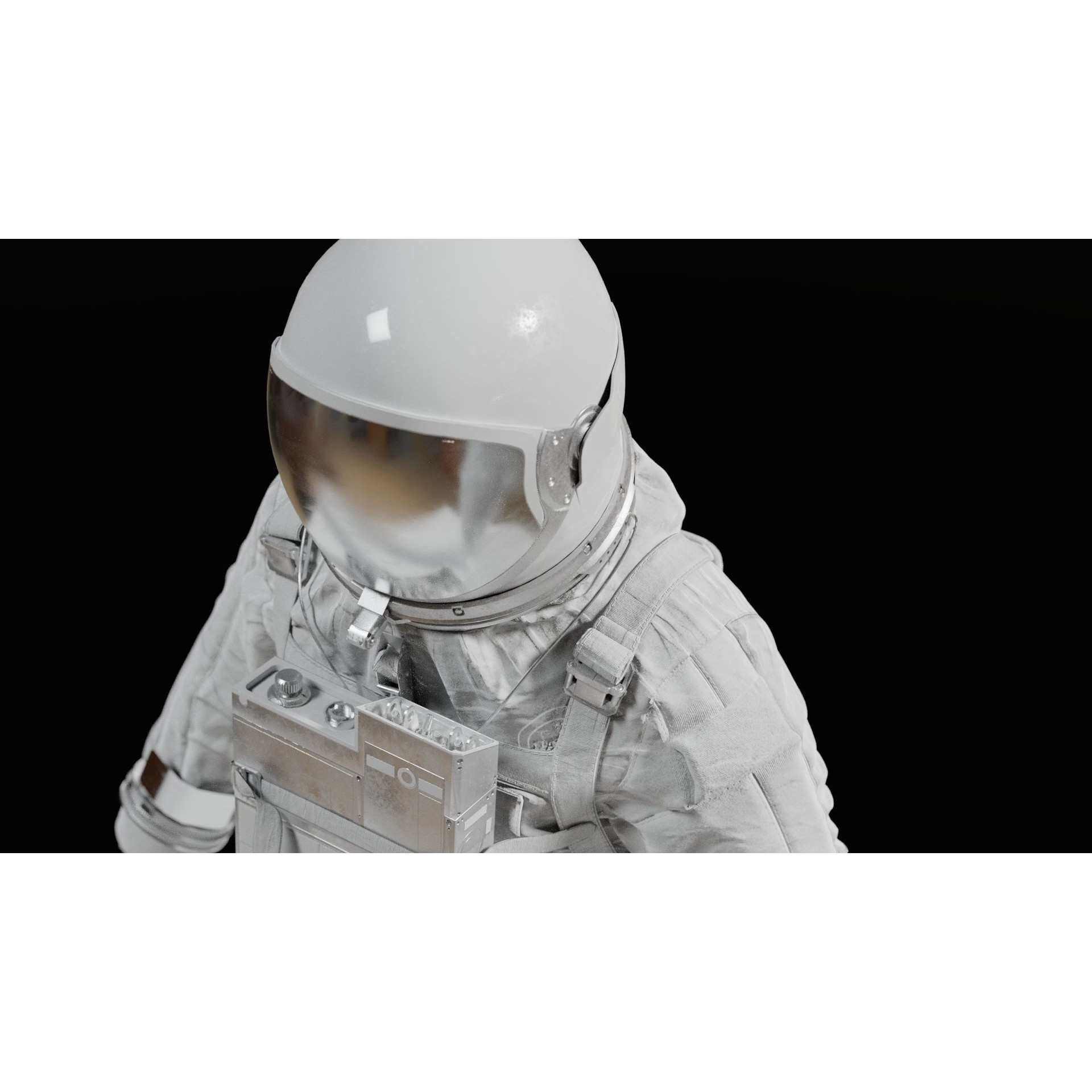 Gemini G5C Spacesuit - Game-Ready 3D Model - View 18