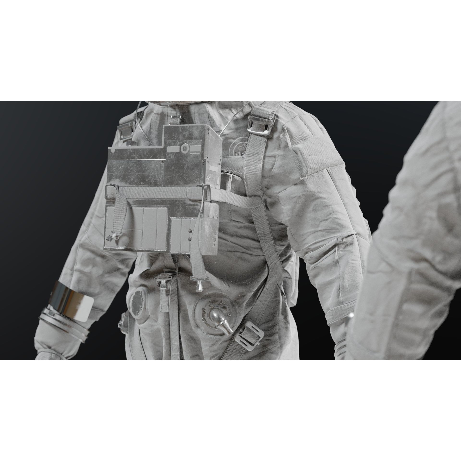 Gemini G5C Spacesuit - Game-Ready 3D Model - View 19