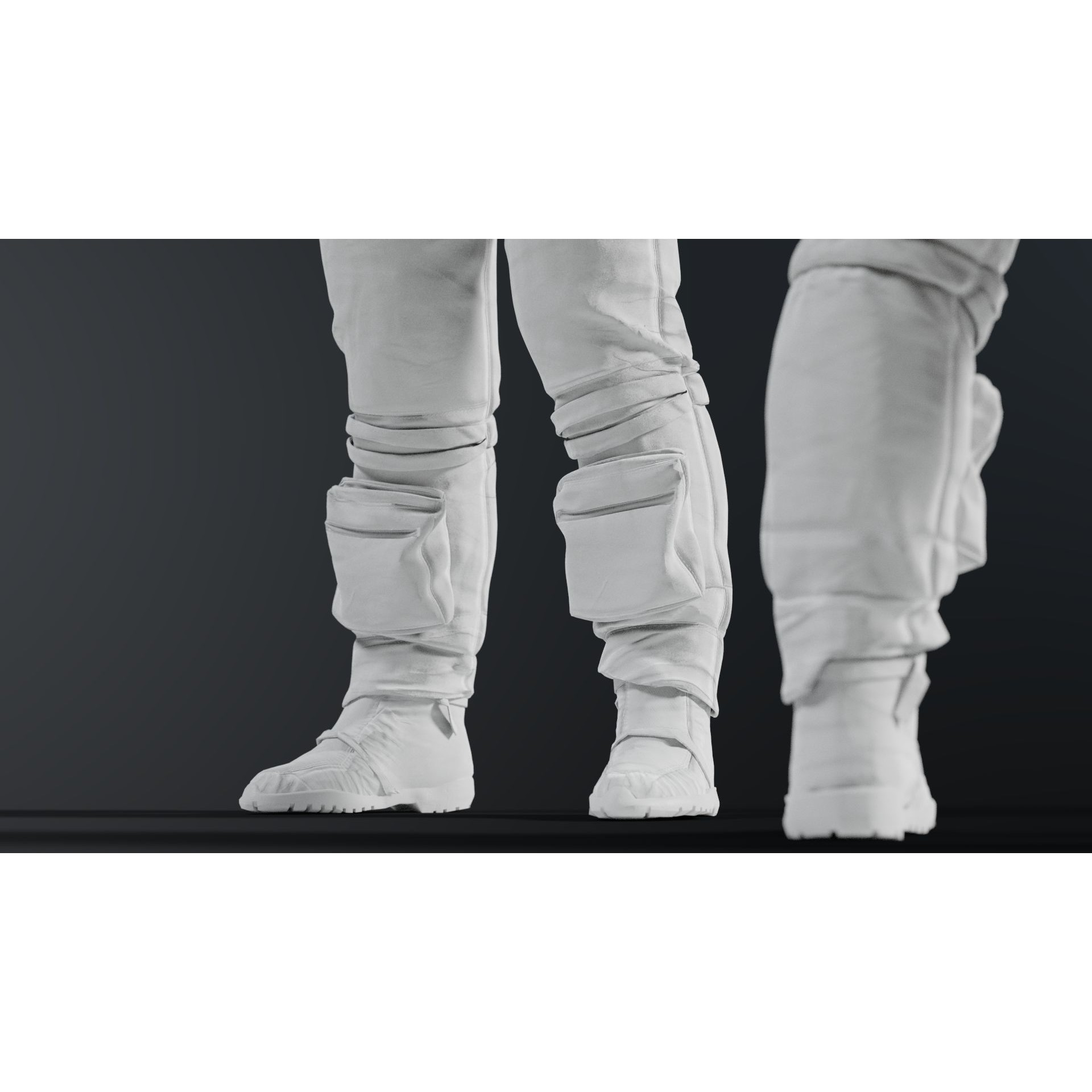 Gemini G5C Spacesuit - Game-Ready 3D Model - View 22